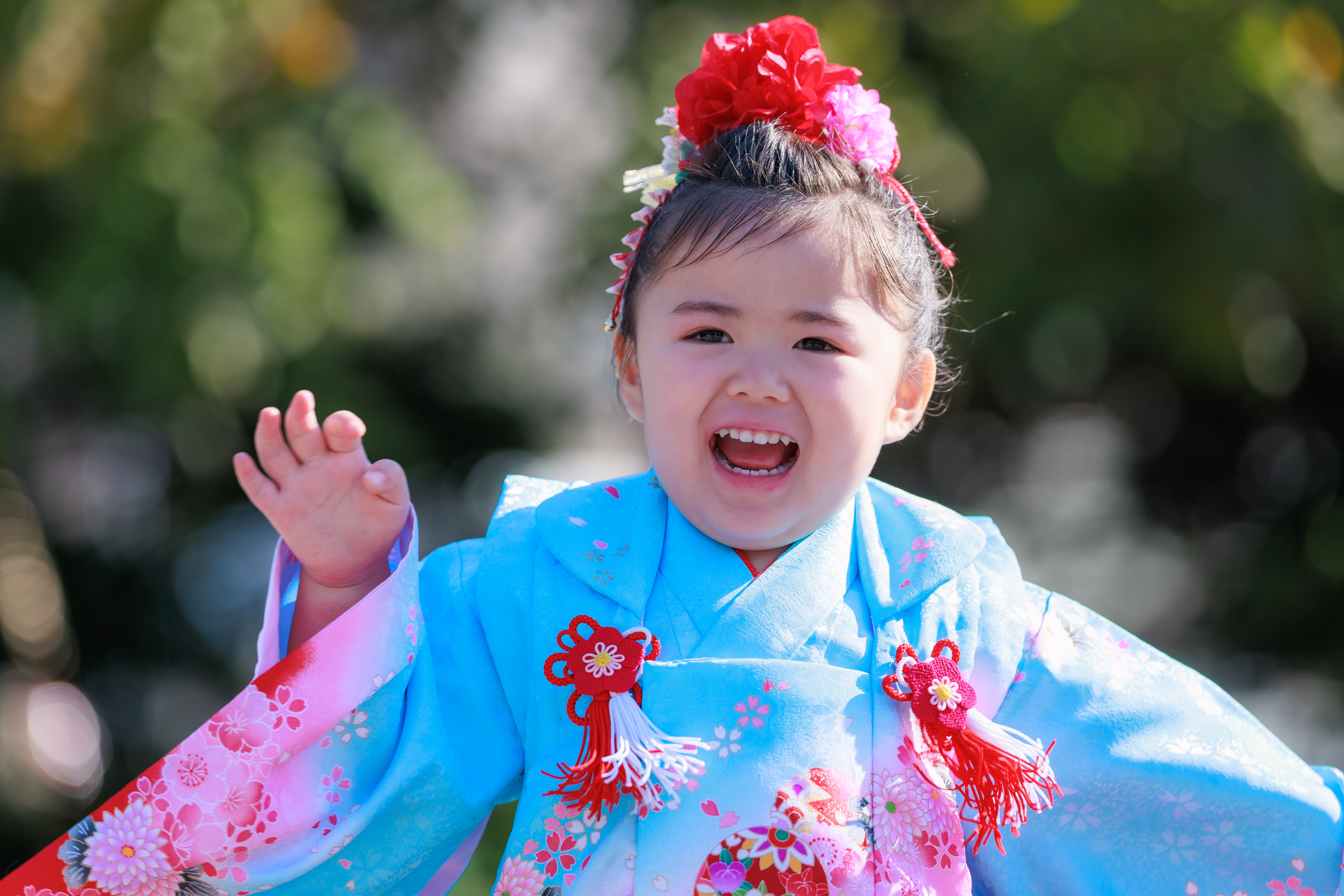 七五三 無邪気な笑顔 子供 出張撮影